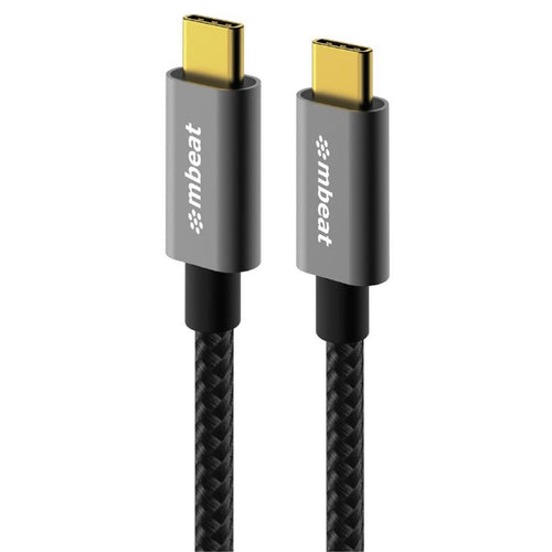 mbeat Tough Link 1.8m USB 3.2 Gen2 USB-C Cable - Space Grey