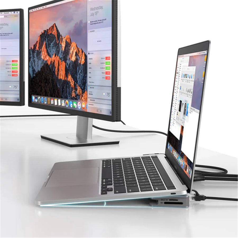 MB-DOCK-D12 - mbeat D12 Multi-Port Dual HDMI 4K USB-C Dock