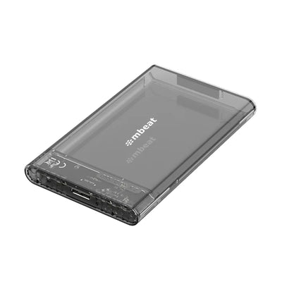 mbeat A1 Transparentes werkzeugloses USB 3.0 2,5" SATA HDD-Gehäuse - Schwarz