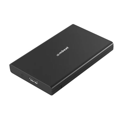 mbeat A2 Slim Werkzeugloses USB 3.0 2,5" SATA HDD-Gehäuse - Schwarz