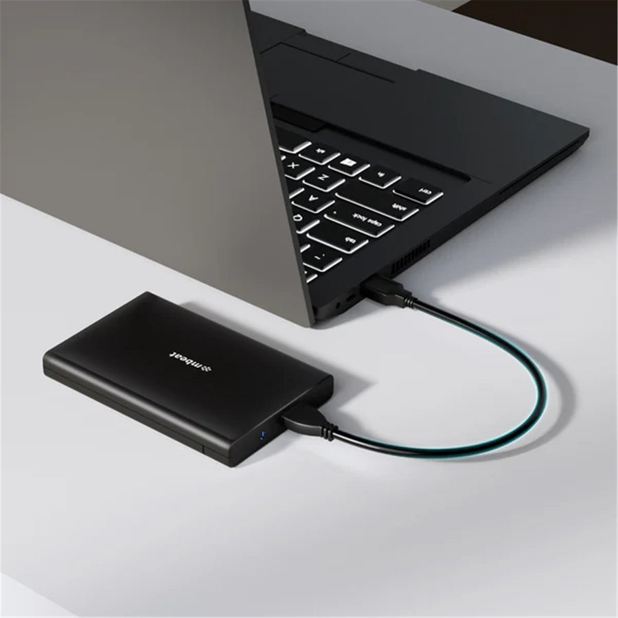 mbeat A2 Slim Werkzeugloses USB 3.0 2,5" SATA HDD-Gehäuse - Schwarz