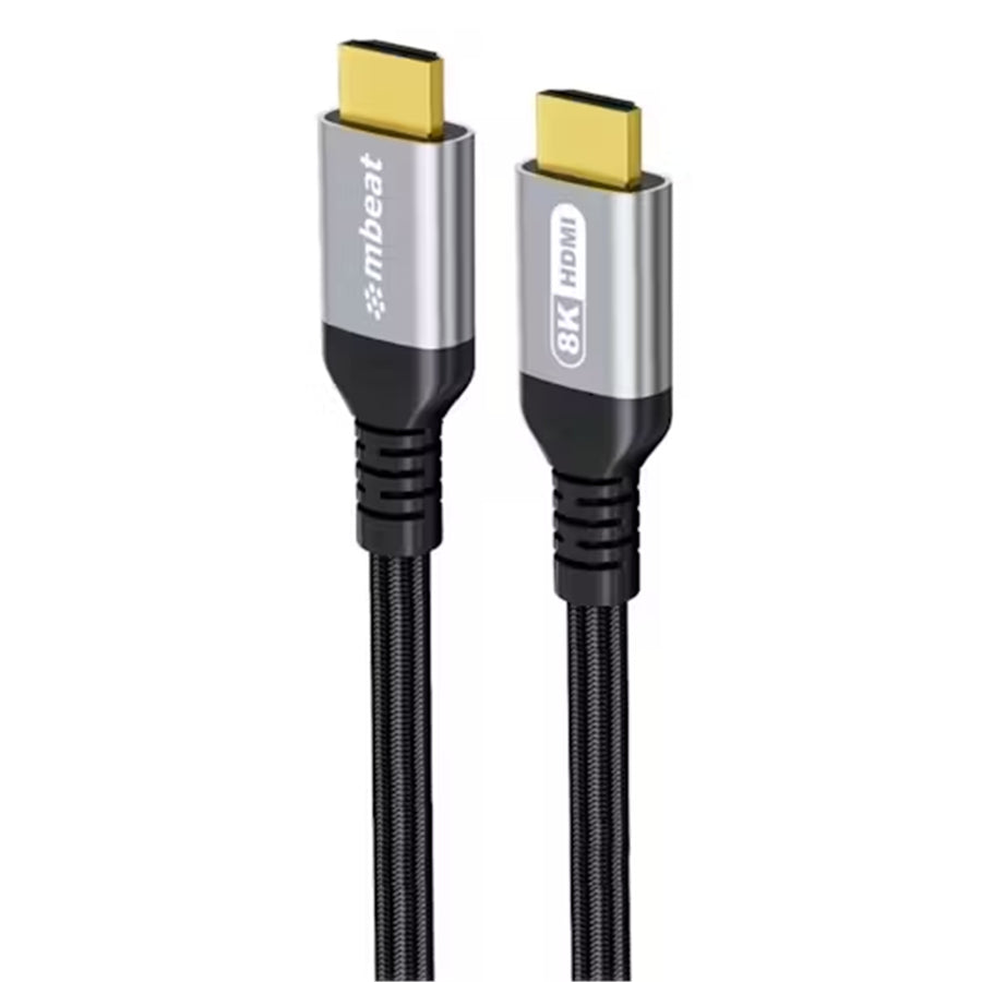 MB-XCB-8KHDM15 - mbeat Tough Link 1.5m Zertifiziertes 8K HDMI Kabel - Space Grey