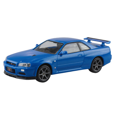 Aoshima 3-20044 - AOSHIMA 1/32 NISSAN R34 GT-R - BAYSIDE BLUE