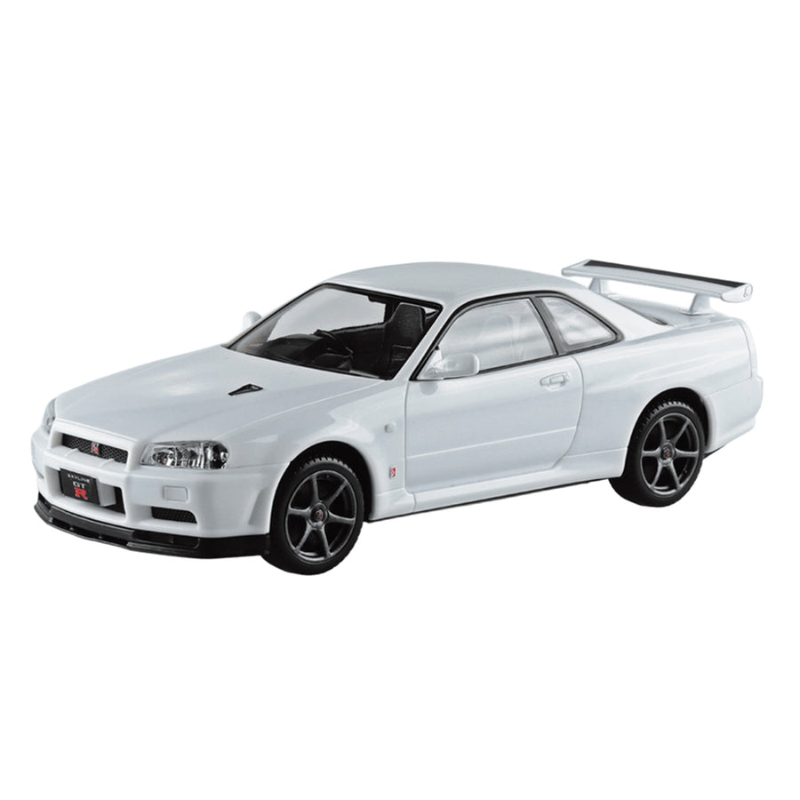 Aoshima 3-20045 - AOSHIMA 1/32 NISSAN R34 GT-R(WHITE)
