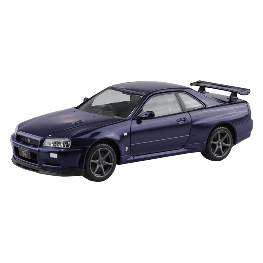 Aoshima 3-20046 - AOSHIMA 1/32 NISSAN R34 GT-R(PURPLE)