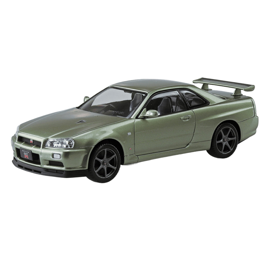 Aoshima 3-20047 - AOSHIMA 1/32 NISSAN R34 GT-R(JADE)