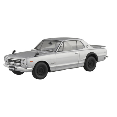 Aoshima 3-6589 - AOSHIMA 1/24 SKYLINE HT 2000 GT-R 1970 SILVER