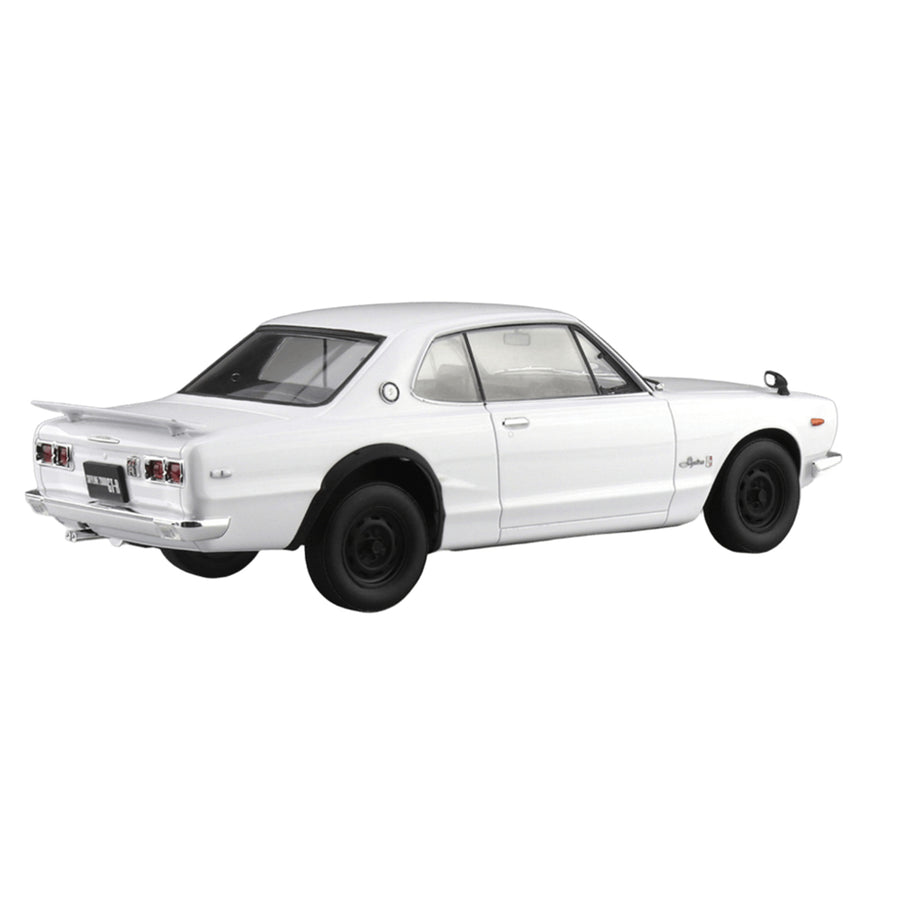 Aoshima 3-6590 - AOSHIMA 1/24 SKYLINE HT 2000 GT-R 1970 WHITE