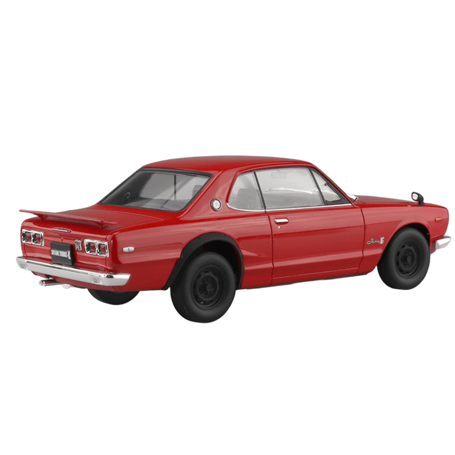 Aoshima 3-6591 - AOSHIMA 1/24 SKYLINE HT 2000 GT-R 1970 RED