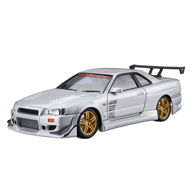 Aoshima 3-6990 - AOSHIMA 1/24 NISSAN BNR34 C-WEST SKYLINE