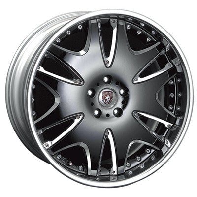 Aoshima 3-5385 - AOSHIMA #52 1/24 RIMS & TIRES "CLUB LINEA L566 20"
