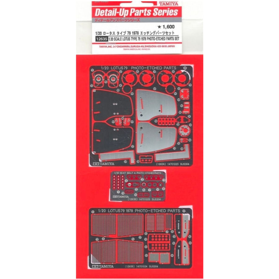 TAMIYA TAMIYA 12635 - 1/20 LOTUS 79 1978 PHOTO ETCH SET