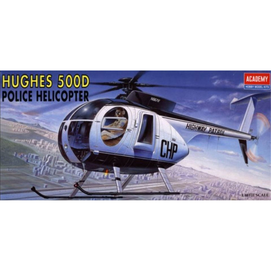 Academy 9-12249 - (1643)ACADEMY 1/48 HUGHES 500D POLICE