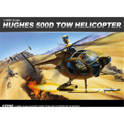 ACADEMY 1/48 HUGHES 500D TOW COPTER