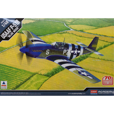 ACADEMY 1/48 USAFF P51B ANNIVSY OF D-DAY 1944