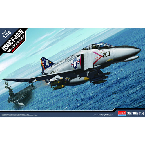 ACADEMY 1/48 USMC F-4B GRAY GHOST