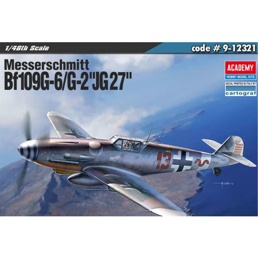 Academy 9-12321 - ACADEMY 1/48 MESSERSCHMITT BF109G-6/G-2