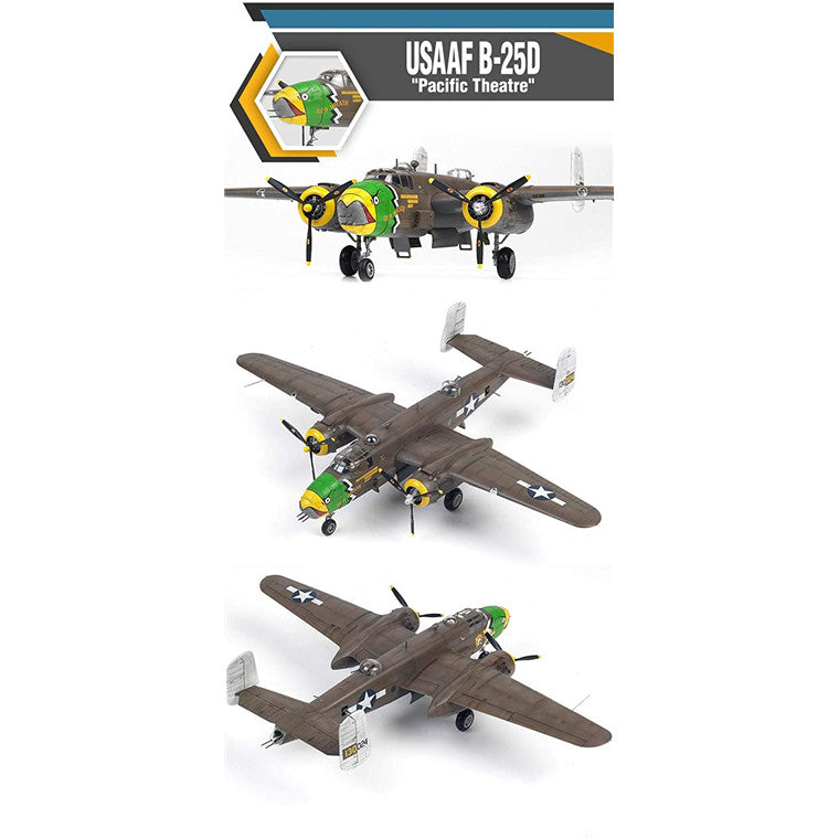 ACADEMY 1/48 USAAF B-25D "PACIFIC THEATRE"