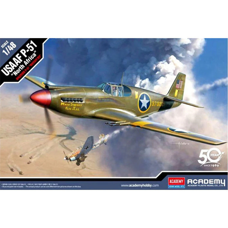 Academy 9-12338 - ACADEMY 1/48 USAAF P-51 "NORTH AFRICA"