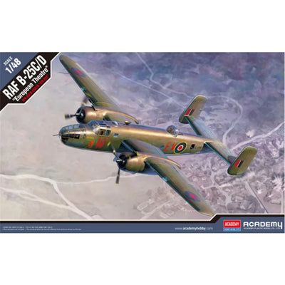 ACADEMY 1/48 RAF B-25C/D "EUROPEAN THEATRE"