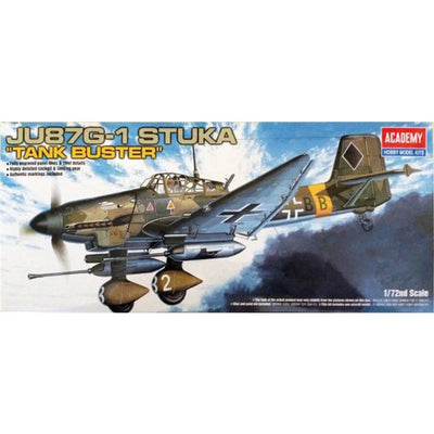 (1641)ACADEMY 1/72 JU-87G- "TANK BUSTER"