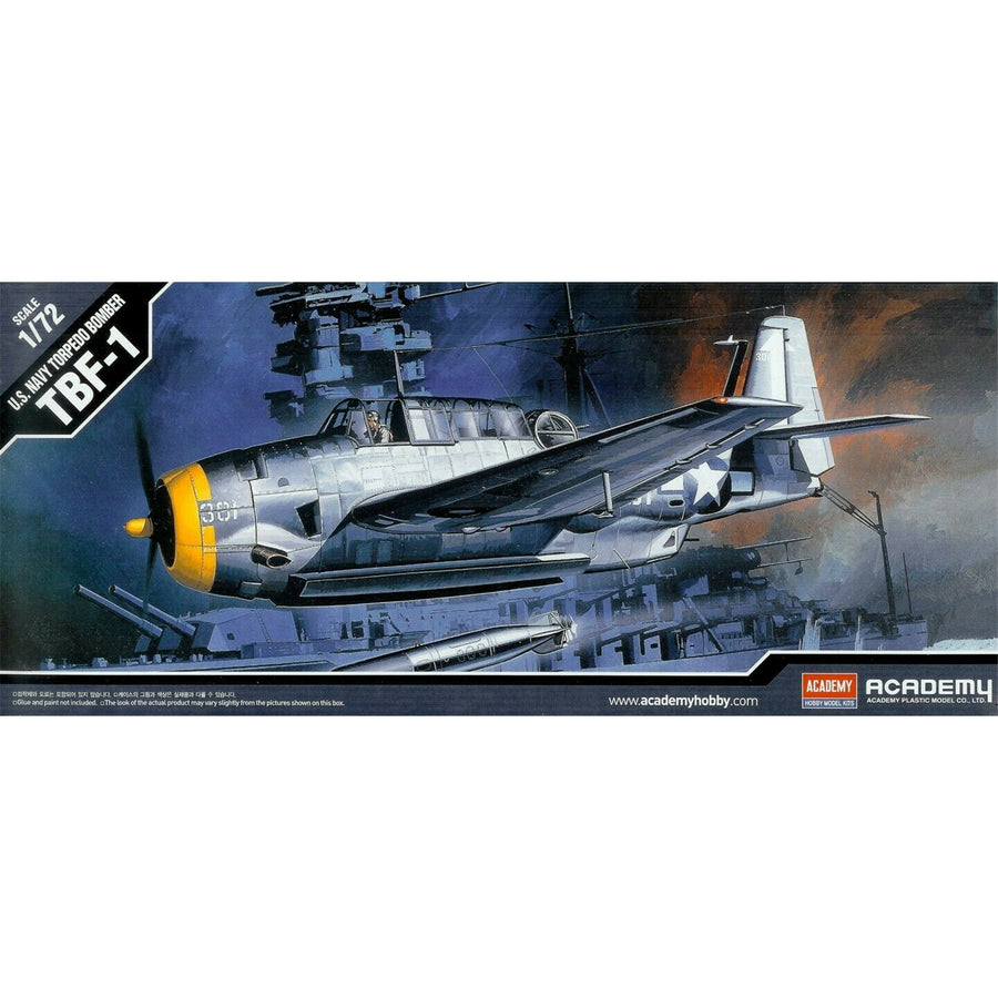 (1651)ACADEMY 1/72 TBF-1
