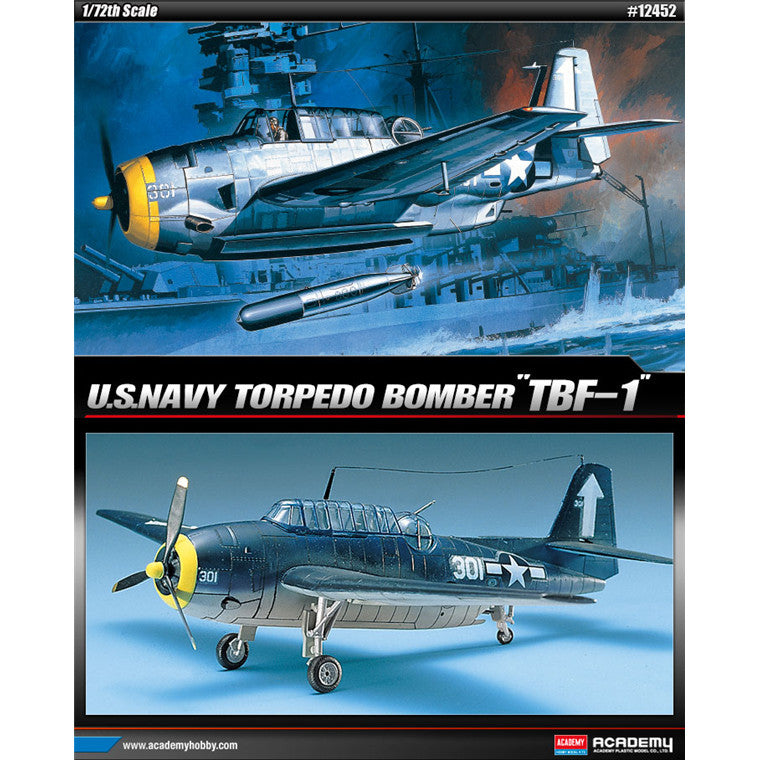 (1651)ACADEMY 1/72 TBF-1