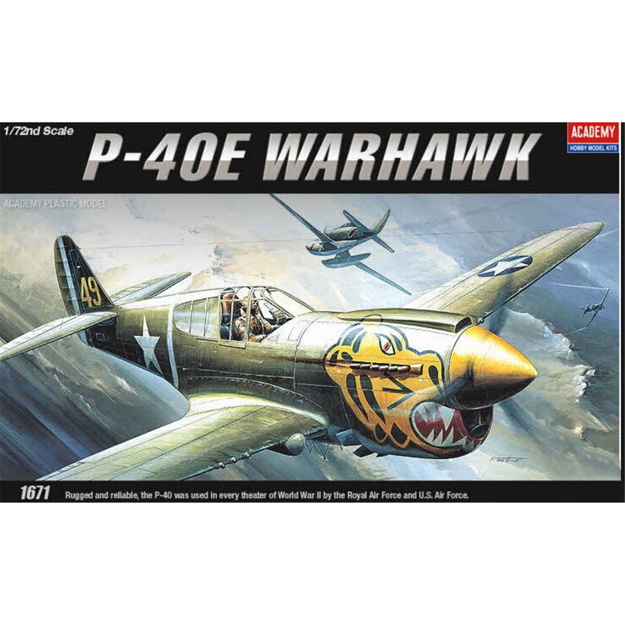Academy 9-12468 - ACADEMY 1/72 P-40E WARHAWK