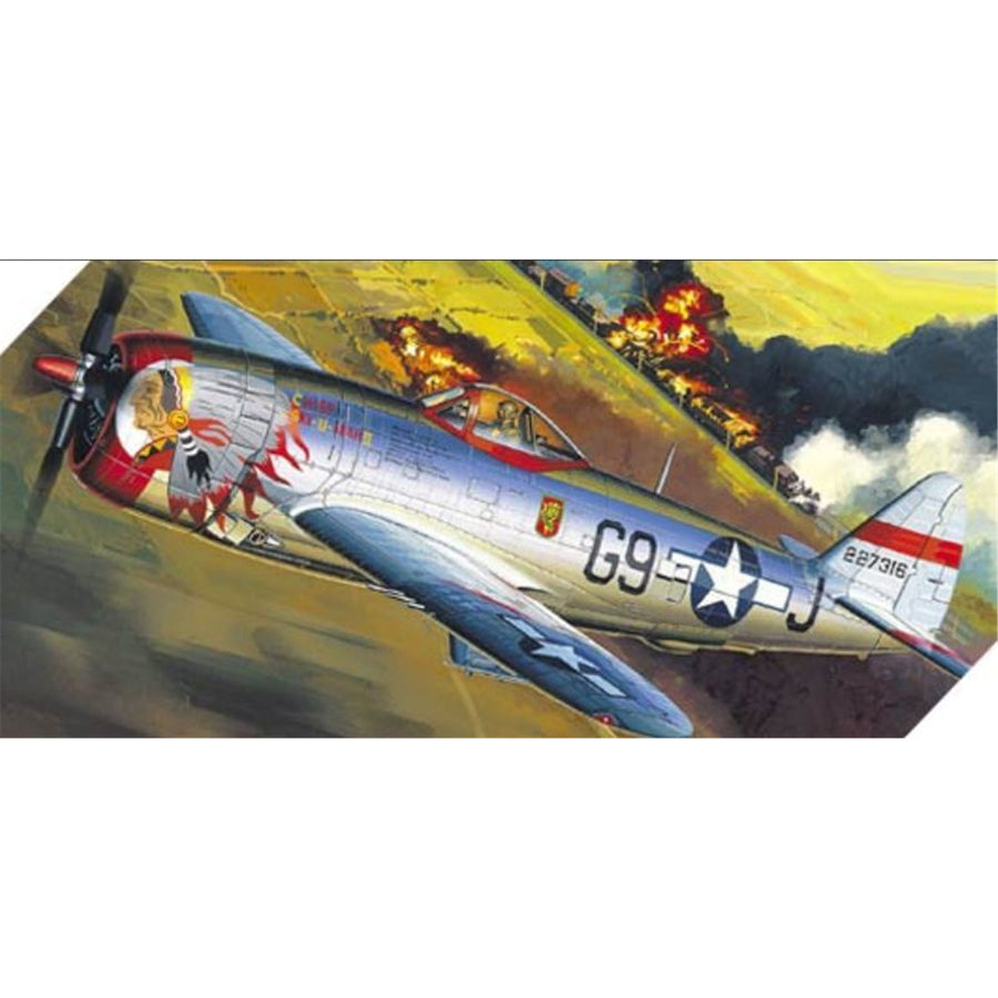Academy 9-12491 - (2174)ACADEMY 1/72 P-47D T/BOLT "BUBBLE-TOP"
