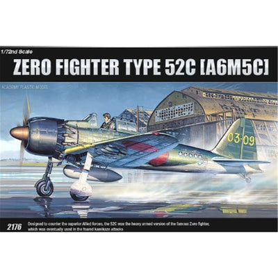 ACADEMY 1/72 ZERO FIGHTER TYPE 52C