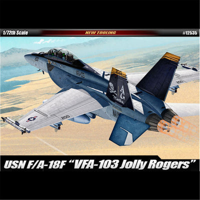 ACADEMY 1/72 USN F/A-18F "VFA-103" JOLLY ROGER MCP