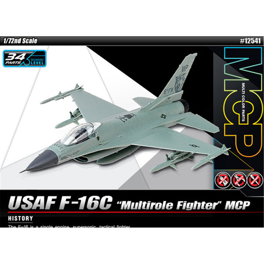 Academy 9-12541 - ACADEMY 1/72 USAF F-16C MULTIROLE FIGHTER MCP