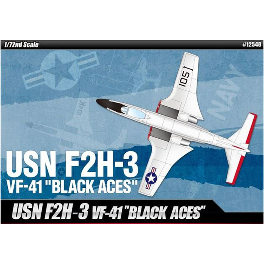 Academy 9-12548 - ACADEMY 1/72 USN F2H-3 VF-41 BLACK ACES