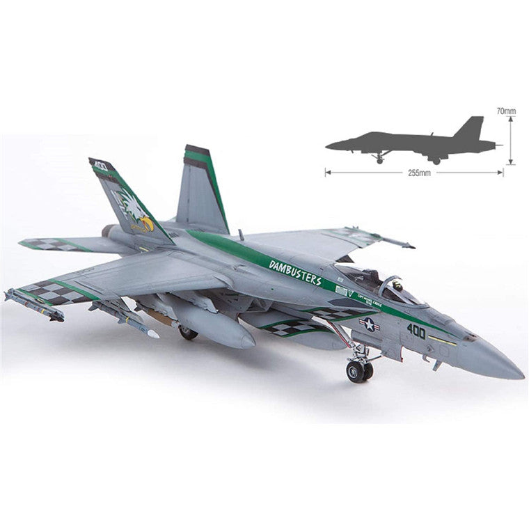 Academy 9-12565 - ACADEMY 1/72 USN F/A-18E VFA-195 CHIPPY HO