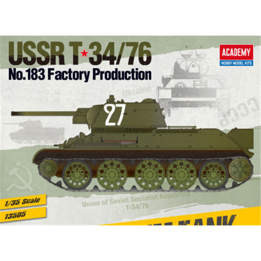 Academy 9-13505 - ACADEMY* 1/35 USSR T-34/76 #183 FACTORY