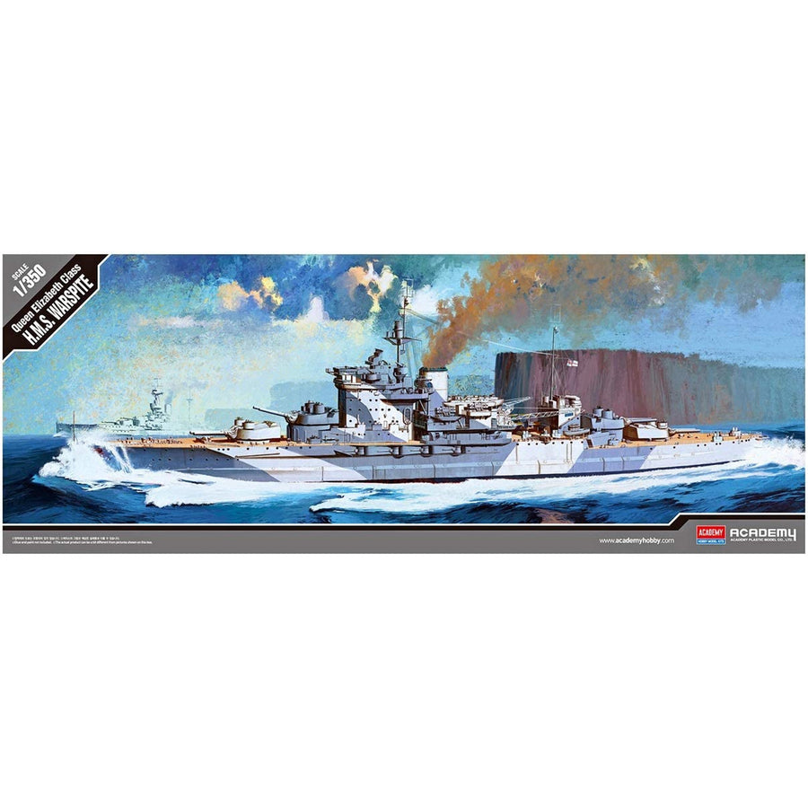 ACADEMY 1/350 H.M.S. WARSPITE QE CLASS