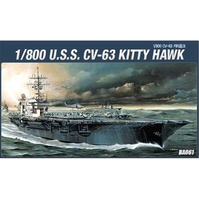 Academy 9-14210 - ACADEMY 1/800 USS CVN-63 KITTY HAWK