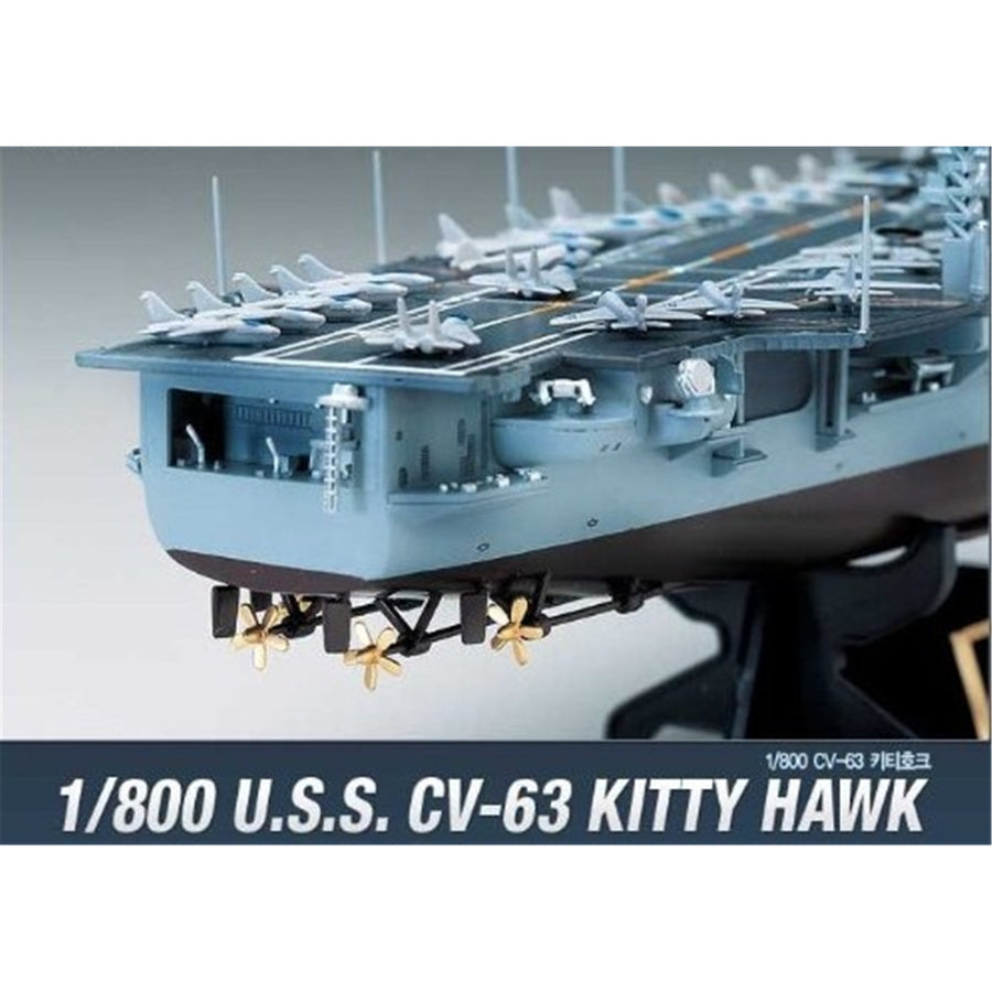 Academy 9-14210 - ACADEMY 1/800 USS CVN-63 KITTY HAWK
