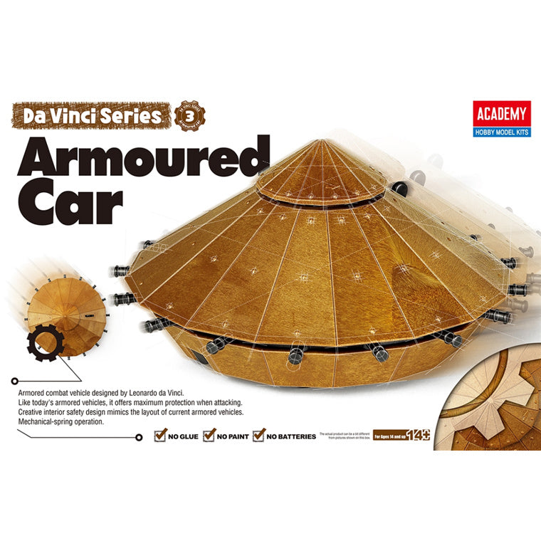 Academy 9-18136 - ACADEMY EDUCATIONAL - DA VINCI ARMORED CAR