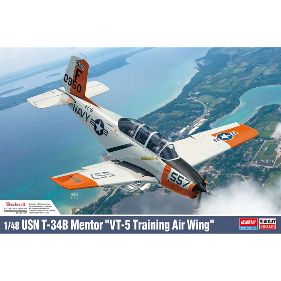 Academy 9-12361 - ACADEMY1/48 USN T-34B Mentor "VT-5 Training