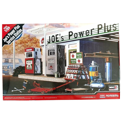 ACADEMY 1/24 JOE'S POWER PLUS GAS SERVICE STATION