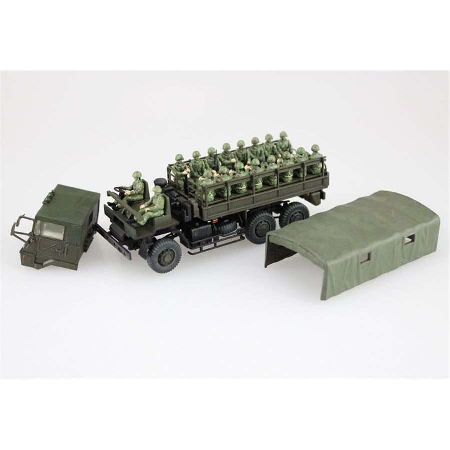 Aoshima 3-1209 - AOSHIMA 1/72 JGSDF TYPE73 TRUCK W/20 INFTRY FIGS