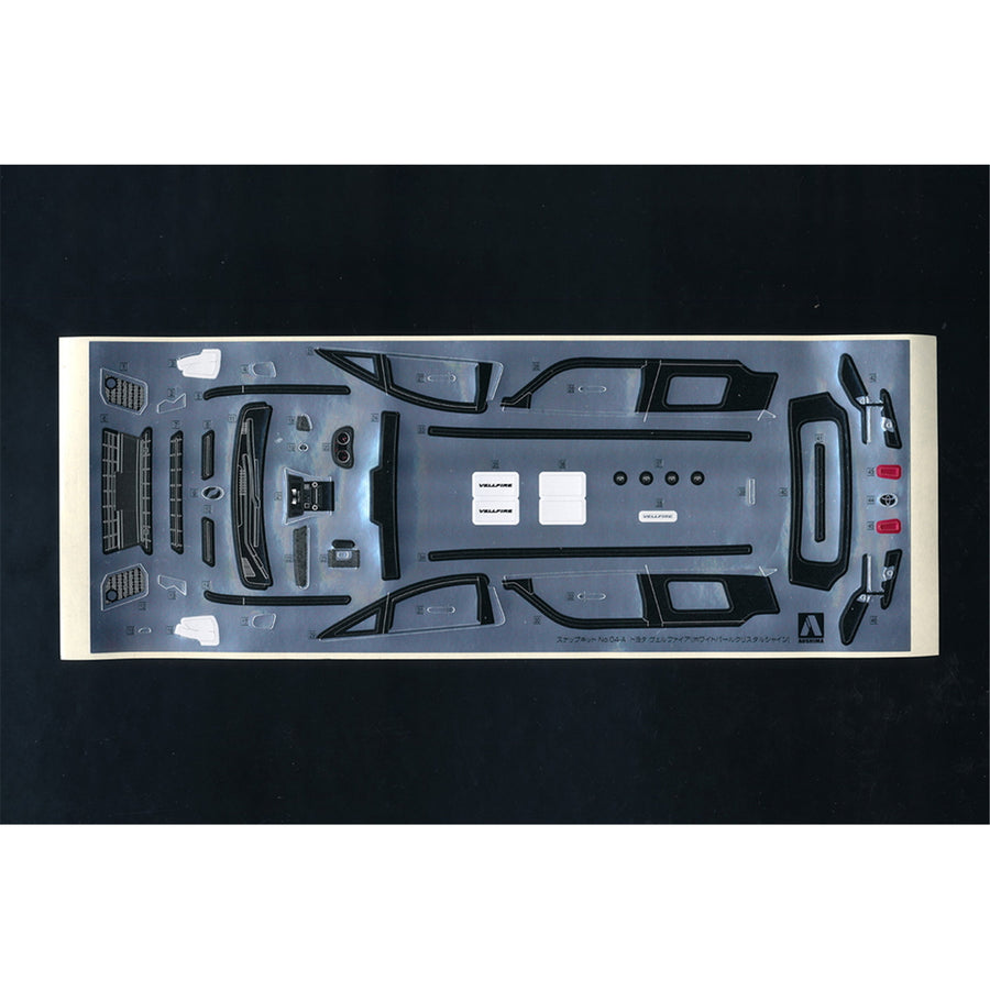 Aoshima 3-5630 - AOSHIMA 1/32 TOYOTA VELLFIRE - WHITE CRYSTAL