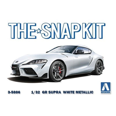 Aoshima 3-5886 - AOSHIMA 1/32 TOYOTA GR SUPRA - MET WHITE