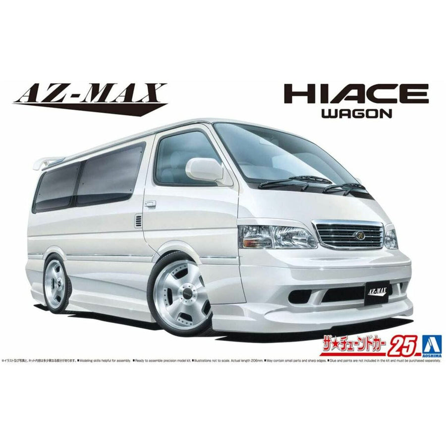 Aoshima 3-6215 - AOSHIMA 1/24 AZMAX KZH100 HIACE'99