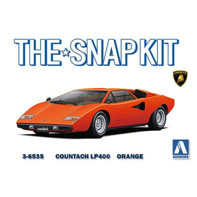 Aoshima 3-6535 - AOSHIMA 1/32 LAMBO COUNTACH LP400 - ORANGE