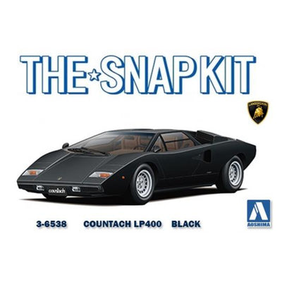 Aoshima 3-6538 - AOSHIMA 1/32 LAMBO COUNTACH LP400 - BLACK