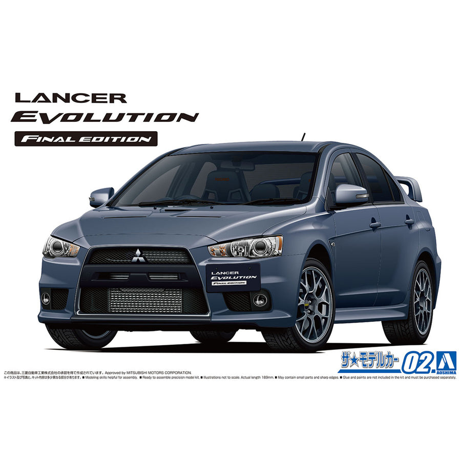 Aoshima 3-5795 - AOSHIMA 1/24 MITSI LANCER EVO'15 FINAL EDTN