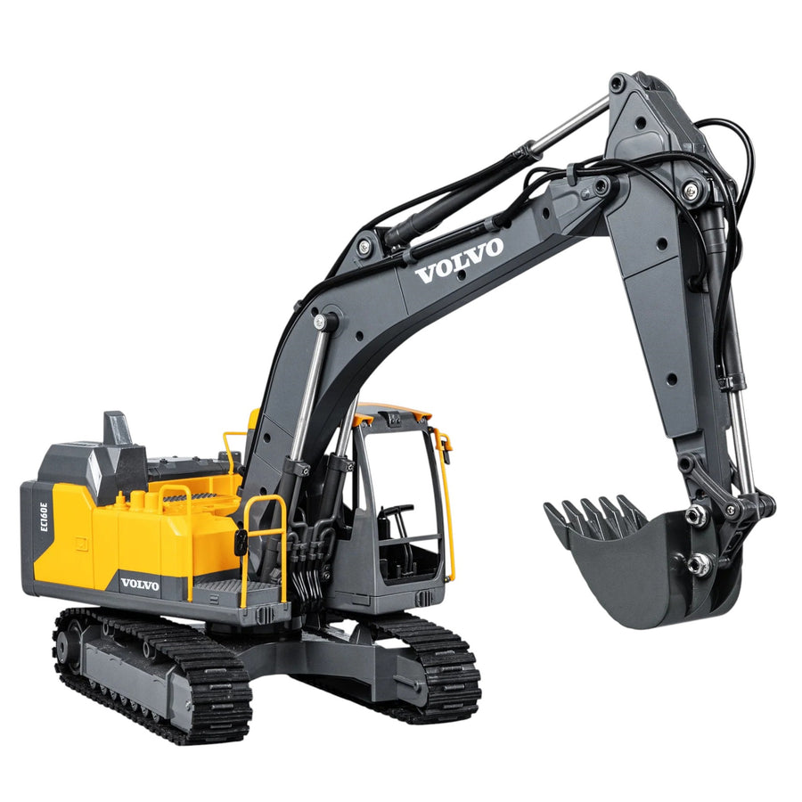 CADA/DOUBLE E E598-003 - DOUBLE E: 1:16 VOLVO EC160E EXCAVATOR PRO ALLOY R/C