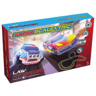 HORNBY HOBBIES G1149S - MICRO SCALEXTRIC LAW ENFORCER SET (MP)